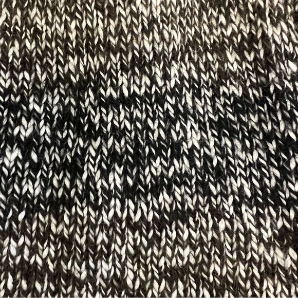 525 America Wool Blend Marled Knit Ombré Fit & Flare Peplum Wrap Cardigan, Med - Picture 14 of 15